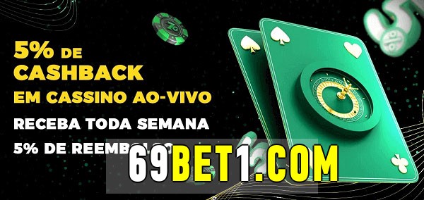 Promoções do cassino ao Vivo 69bet 